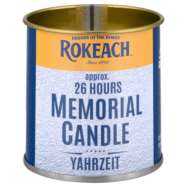 Rokeach Israeli Memorial Candle
