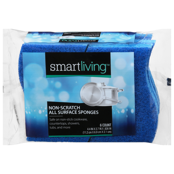 Smart Living Non-Scratch All Surface Sponges