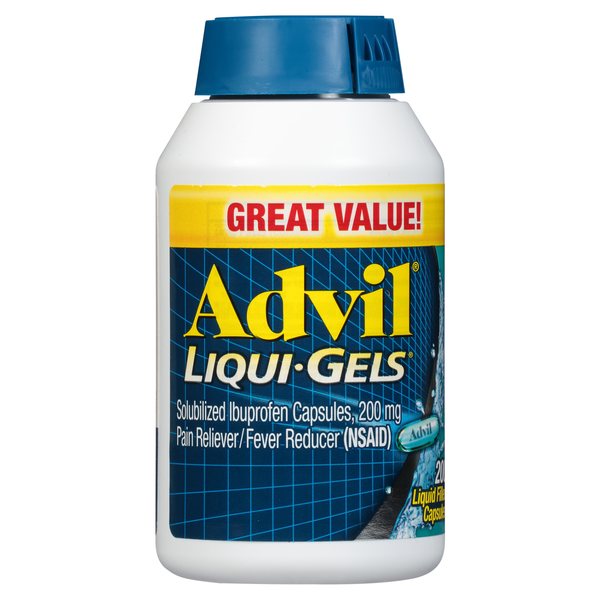 Advil Ibuprofen Pain Relief 200 mg Liqui-Gels