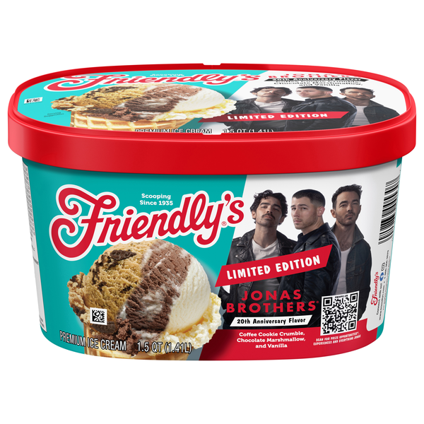 Friendly's Limited Edition Jonas Brothers Ice Cream
