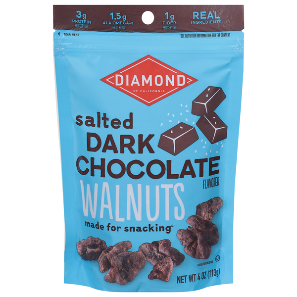 Save on Diamond Salted Dark Chocolate Walnuts Order Online Delivery Giant