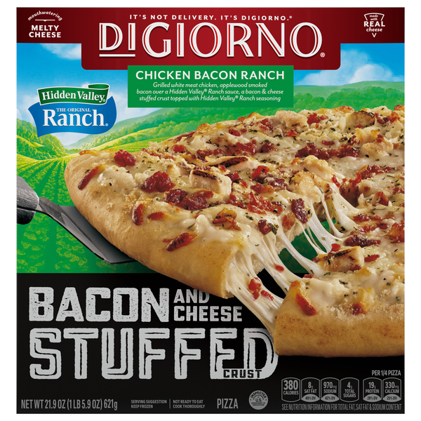 DiGiorno Bacon & Cheese Stuffed Crust Chicken Bacon Ranch Pizza Frozen