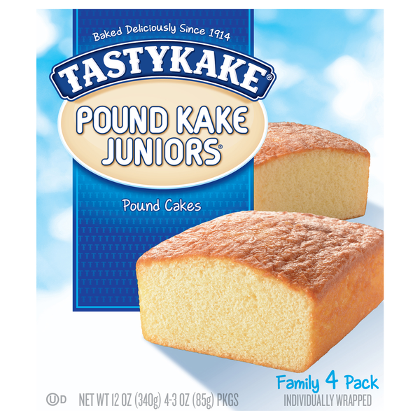 Tastykake Pound Kake Juniors Family Pack - 4 ct
