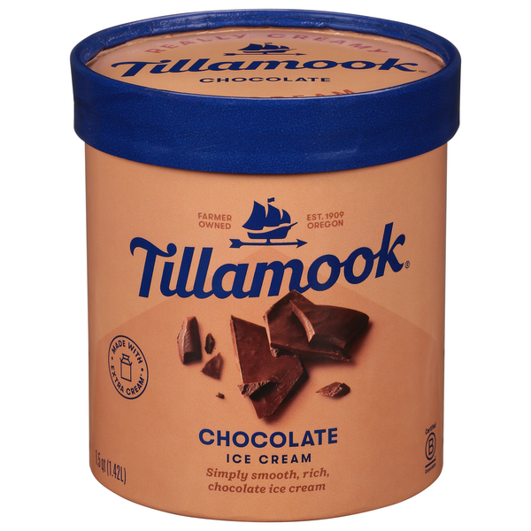 Tillamook Chocolate Ice Cream