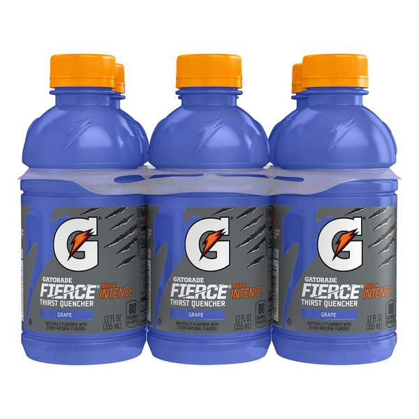 Save On Gatorade Fierce Thirst Quencher Sports Drink Grape 6 Pk Order Online Delivery Giant
