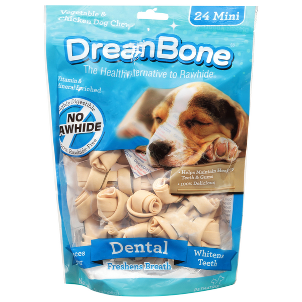Save on DreamBone Mini Dental Dog Chews Vegetable & Chicken 24 ct