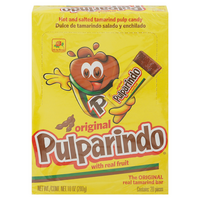De La Rosa Pulparindo Original Tamarind Candy Bar - 20 ct