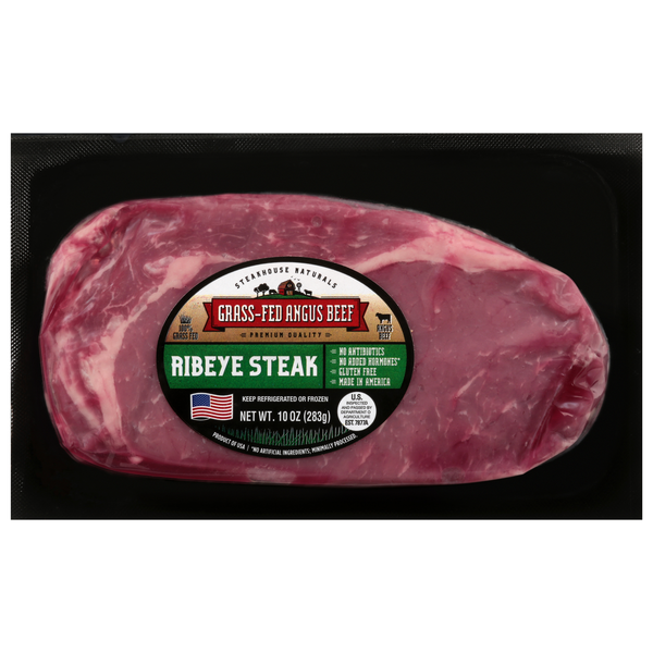 Steakhouse Naturals Grass-Fed Angus Beef Ribeye Steak
