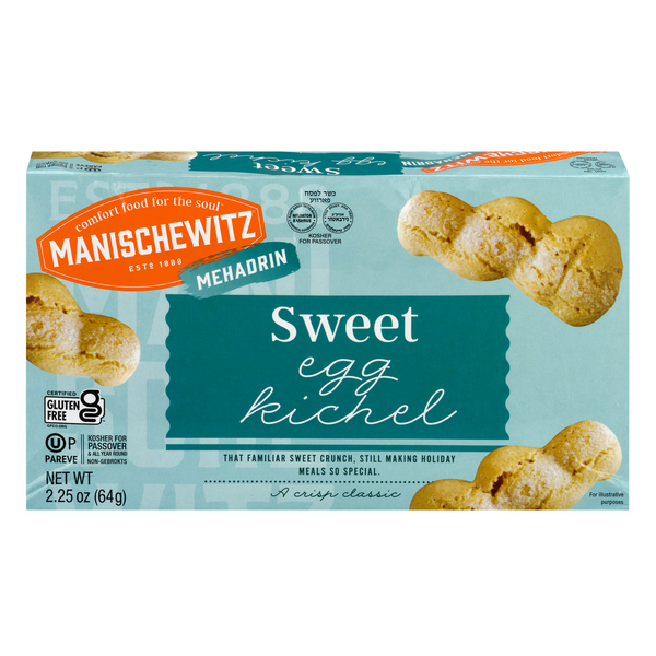Manischewitz Sweet Egg Kichel Kosher for Passover