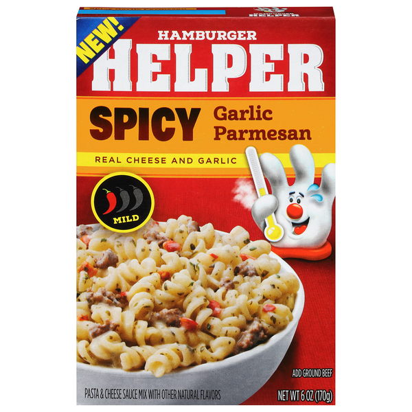 Hamburger Helper Mild Spicy Garlic Parmesan Pasta & Cheese Sauce Mix