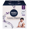 Millie Moon Unisex Luxury Size 7 Baby Diapers 37+ lb
