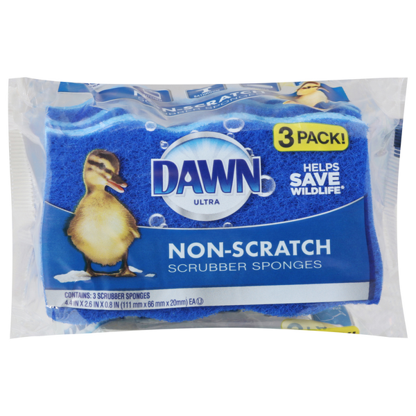 Dawn Ultra Non-Scratch Scrubber Sponges