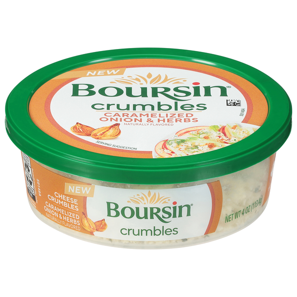 Boursin Caramelized Onion & Herbs Cheese Crumbles