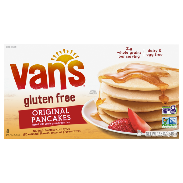 Van's Gluten Free Original Pancakes - 6 ct Frozen