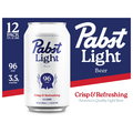 Pabst Blue Ribbon Light Beer - 12 pk