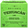 Tehuacan Brillante Lime Sparkling Water - 12 pk