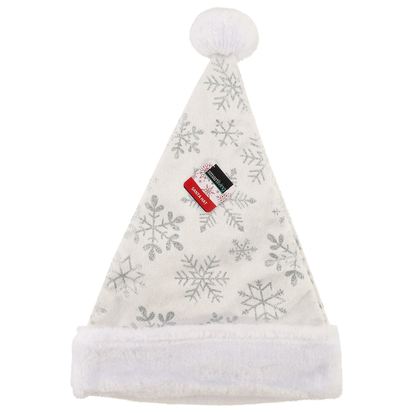 Smart Living Santa Hat Snowflake White