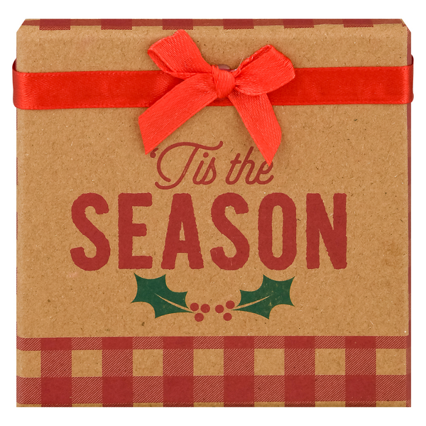 Papercraft Holiday Gift Box 'Tis The Season