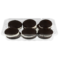 Hannaford Bakery Plain Jr. Chocolate Whoopie Snack - 6 ct