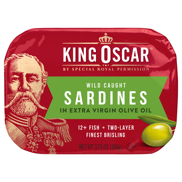 King Oscar Wild Caught Sardines in Extra Virgin Olive Oil Two-Layer