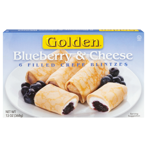 Golden Blueberry & Cheese Blintzes - 6 ct Frozen