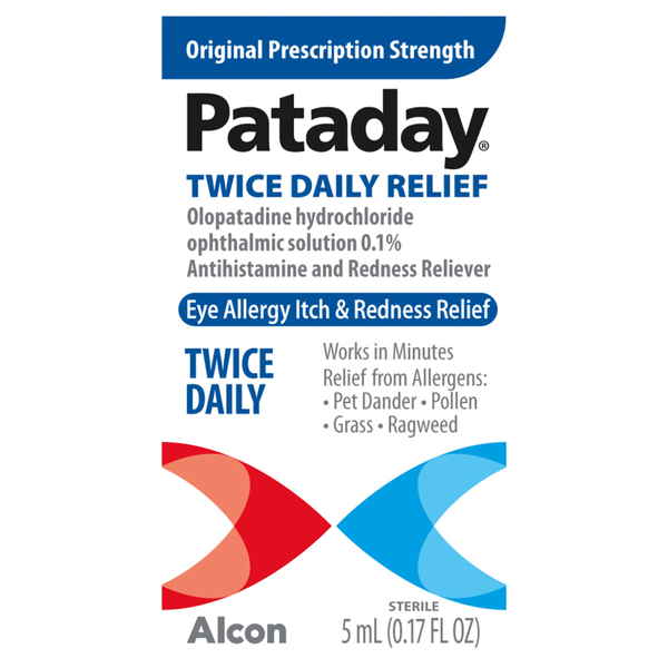Pataday Twice Daily Relief Eye Allergy Itch & Redness Relief