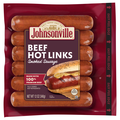 Johnsonville Beef Hot Links Smoked Sausage - 6 ct