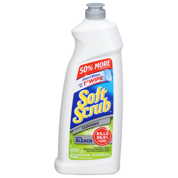 Soft Scrub Cleanser with Bleach Squeeze