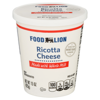 Food Lion Whole Milk Ricotta Cheese