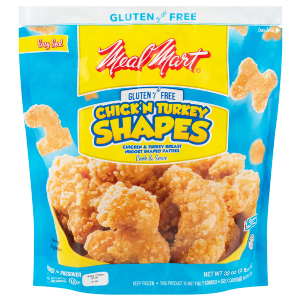 Meal Mart Glatt Kosher Breaded Chick'N Turkey Nuggets Frozen