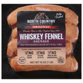 North Country Smokehouse Whiskey Fennel Sausage - 4 ct