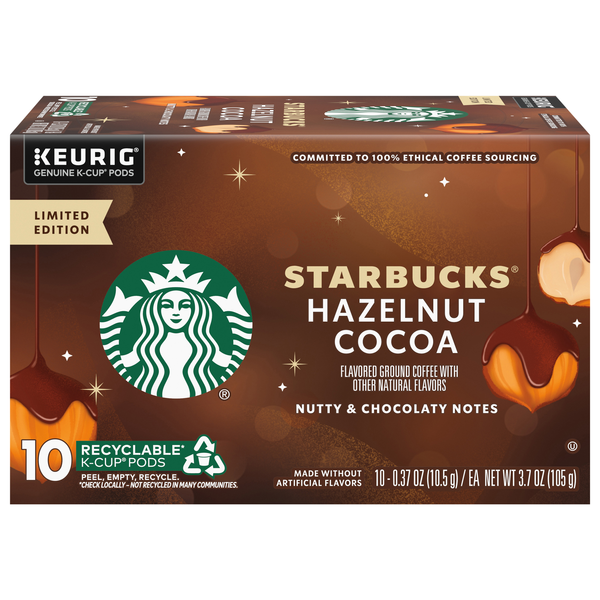 Starbucks Hazelnut Cocoa Coffee K-Cup Pods