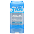 Gillette Clear Shield Cool Wave Gel Antiperspirant Deodorant 3.8oz/3 ct