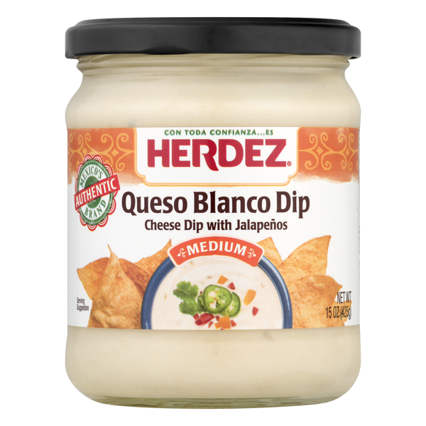 Herdez Medium Creamy Queso Blanco Dip