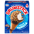 Nestle Drumstick Vanilla Frozen Dairy Dessert Cones - 4 ct