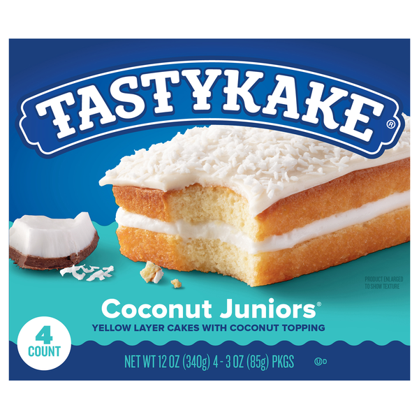 Tastykake Coconut Junior Snack Cakes - 4 ct