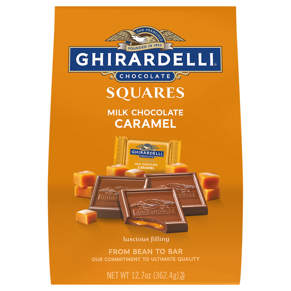 Ghirardelli Milk Chocolate Caramel Squares Candy