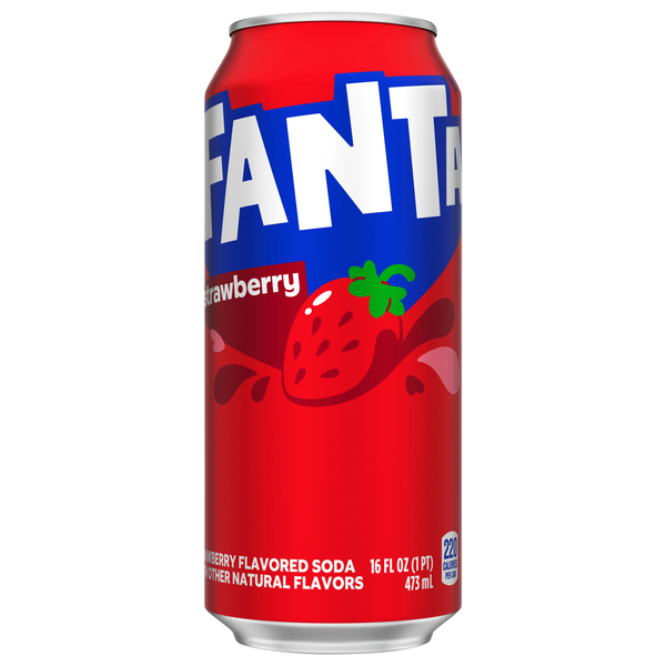 Fanta Strawberry Flavored Soda