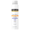 Neutrogena Non-Greasy Clear SPF 50 Body Sunscreen Spray