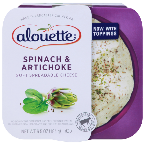 Save on Alouette Spreadable Cheese Spinach & Artichoke Order Online