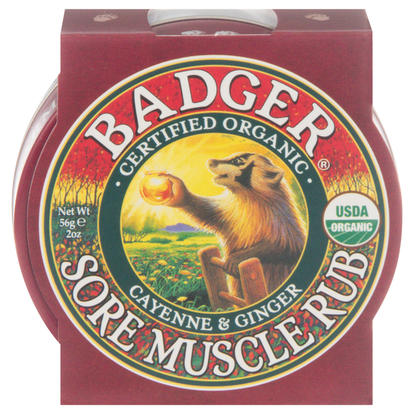 Badger Organic Cayenne & Ginger Muscle Rub