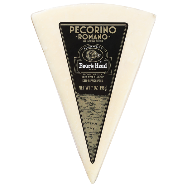 Boar's Head Imported Pecorino Romano Cheese Wedge