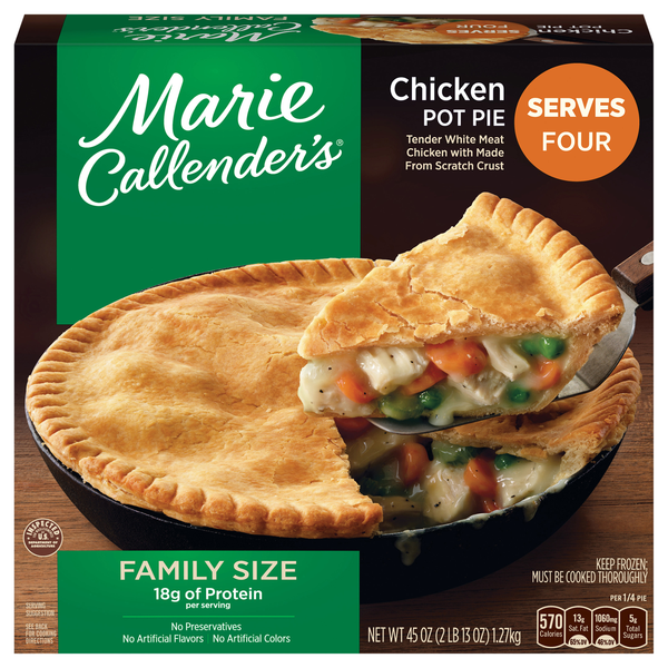 Marie Callender's Chicken Pot Pie Family Size Frozen Meal