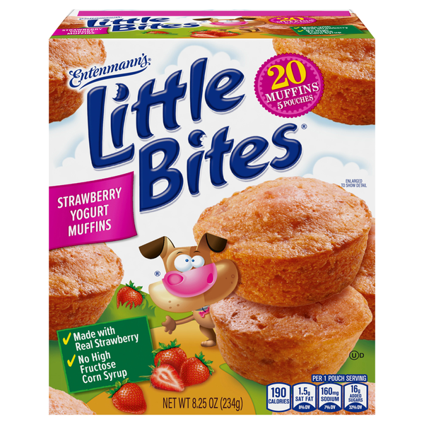 Entenmann's Little Bites Strawberry Yogurt Mini Muffins - 5 ct