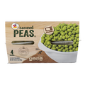Our Brand Sweet Peas Microwavable Cups - 4 ct