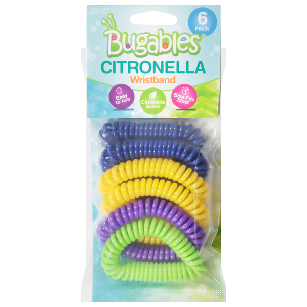 PIC Bugables Citronella Wristbands