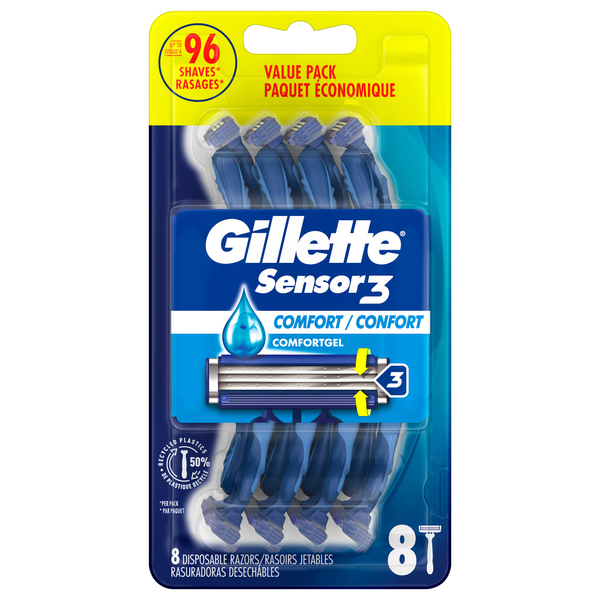 Gillette Sensor3 Comfort Disposable Razors