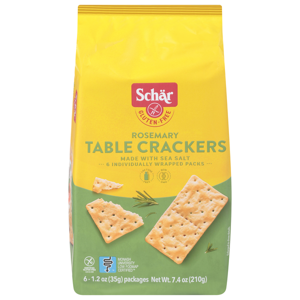 Schar Gluten Free Rosemary Table Crackers