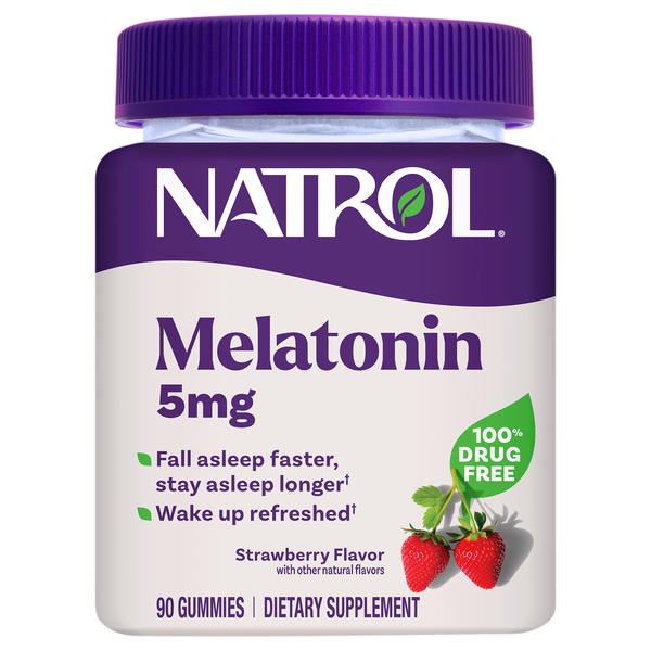 Natrol Strawberry Flavor 5 mg Melatonin Gummies