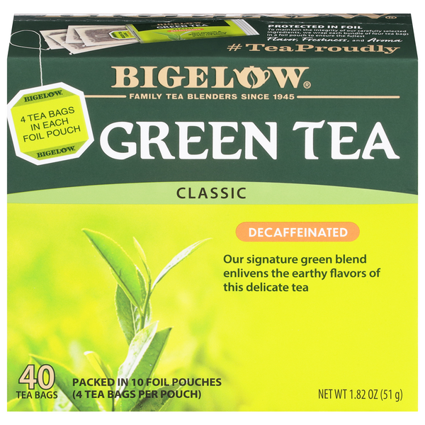 Bigelow Decaffeinated Classic Green Tea Bags